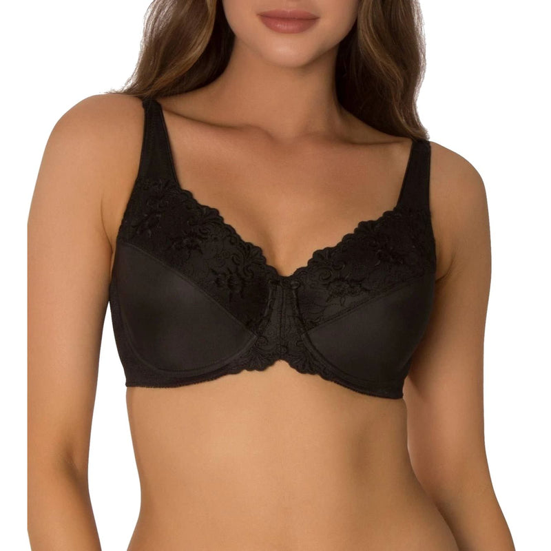 Triumph Embroidered Minimizer Bra Black