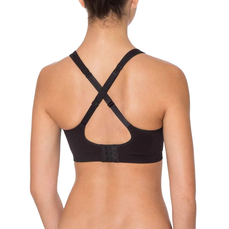 Triumph Triaction Seamfree Crop Top Sports Bra Black