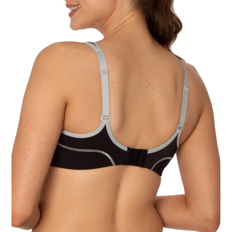 Triumph Triaction Performance Sports Bra Black/Silver