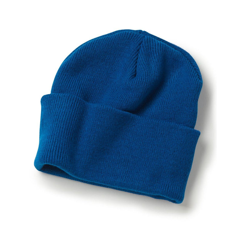 Bayside USA-Made 12" Knit Beanie with Cuff