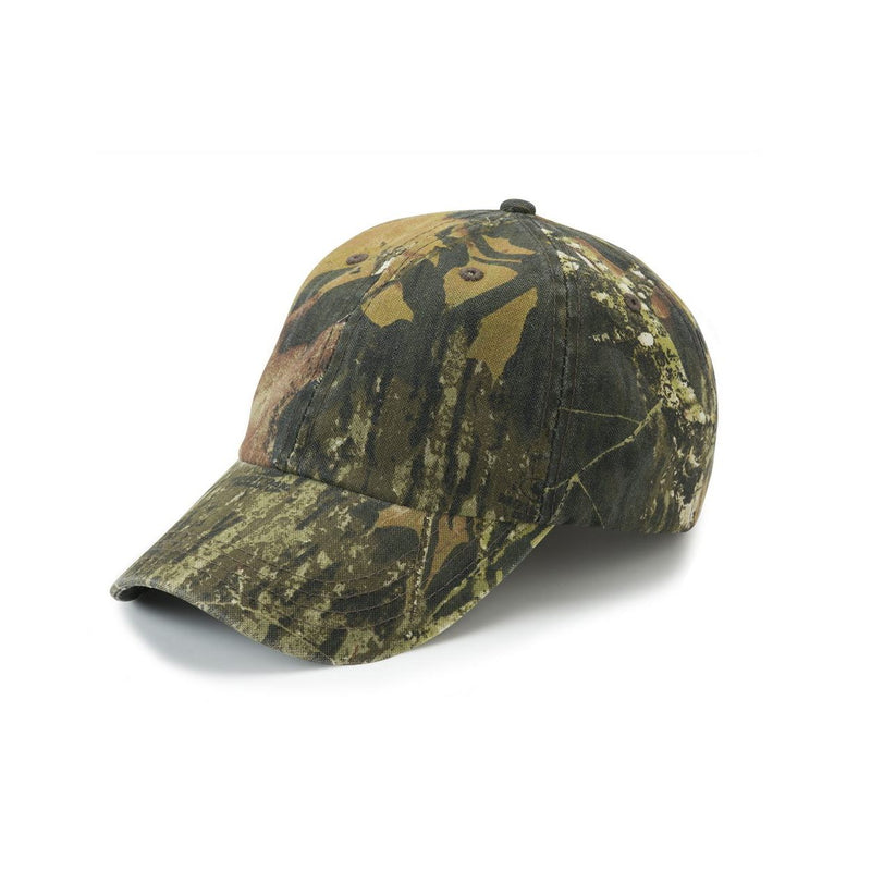 Outdoor Cap Garment-Washed Camo Cap