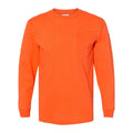 Bayside USA-Made Long Sleeve T-Shirt with a Pocket