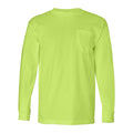 Bayside USA-Made Long Sleeve T-Shirt with a Pocket