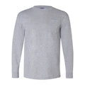 Bayside Union-Made Long Sleeve T-Shirt with a Pocket