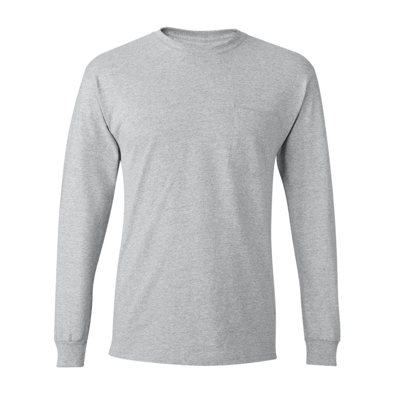 Hanes Tagless Long Sleeve Pocket T-Shirt