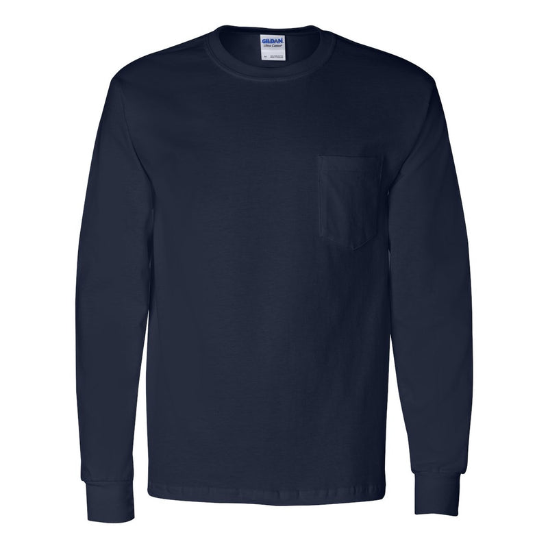 Gildan Ultra Cotton Long Sleeve Pocket T-Shirt