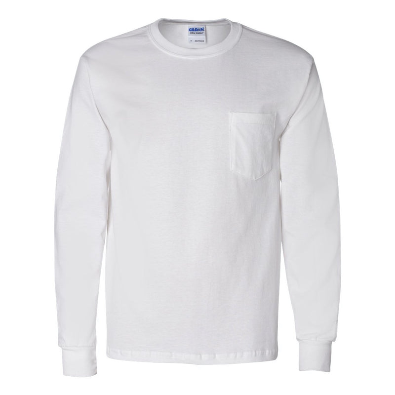 Gildan Ultra Cotton Long Sleeve Pocket T-Shirt