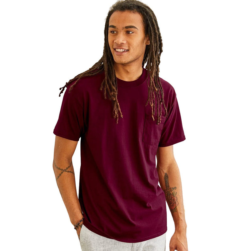 Hanes Beefy-T Short Sleeve Pocket T-Shirt