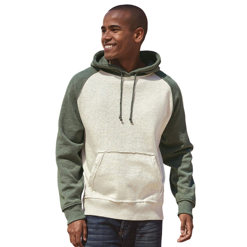 J. America Vintage Heather Hooded Sweatshirt