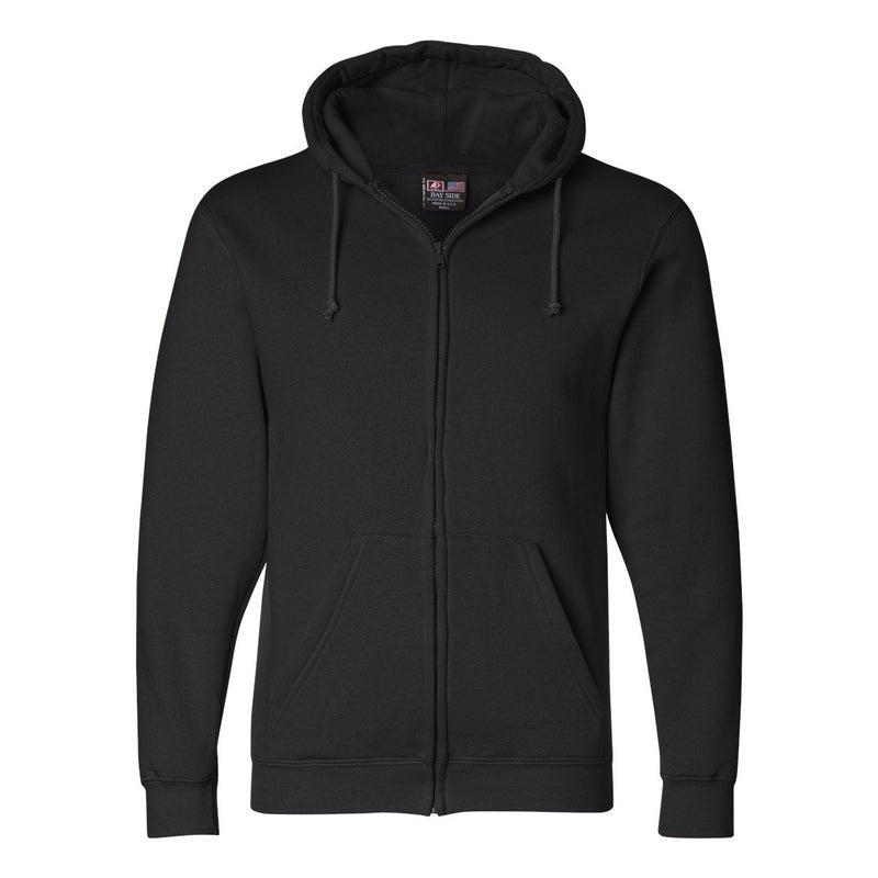 Bayside USA-Made Full-Zip Hooded Sweatshirt