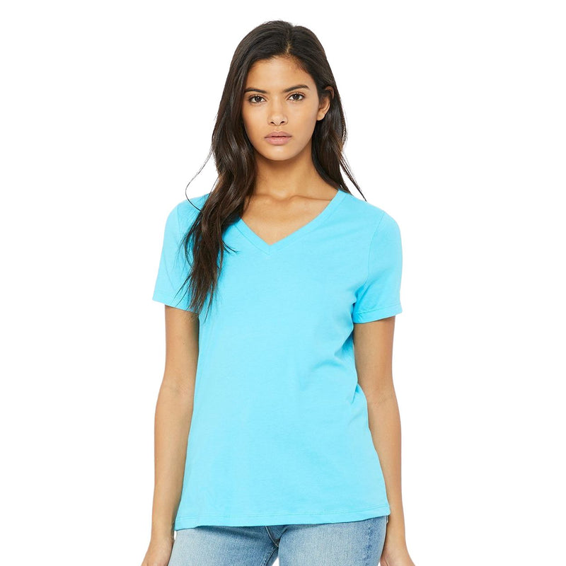 BELLA + CANVAS Women’s Relaxed Jersey V-Neck Tee