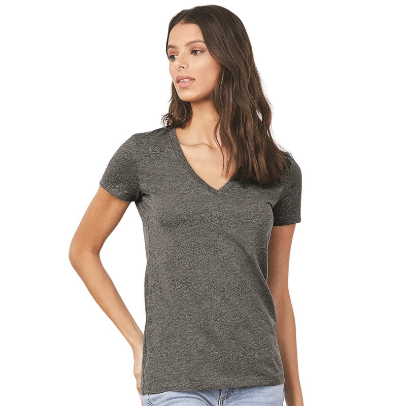 BELLA + CANVAS Women’s Triblend Deep V-Neck Tee