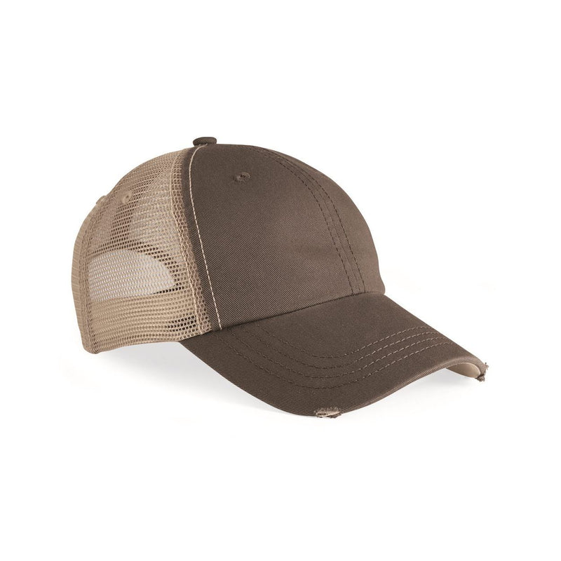 Mega Cap Frayed-Bill Twill Cap