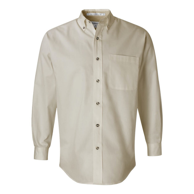 FeatherLite Long Sleeve Stain-Resistant Twill Shirt