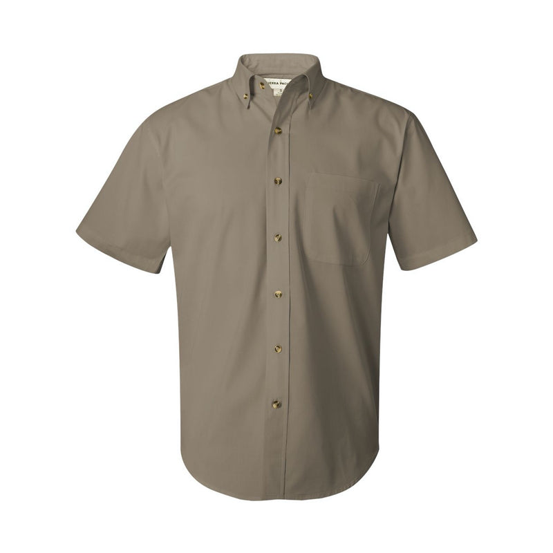 FeatherLite Short Sleeve Stain-Resistant Twill Shirt