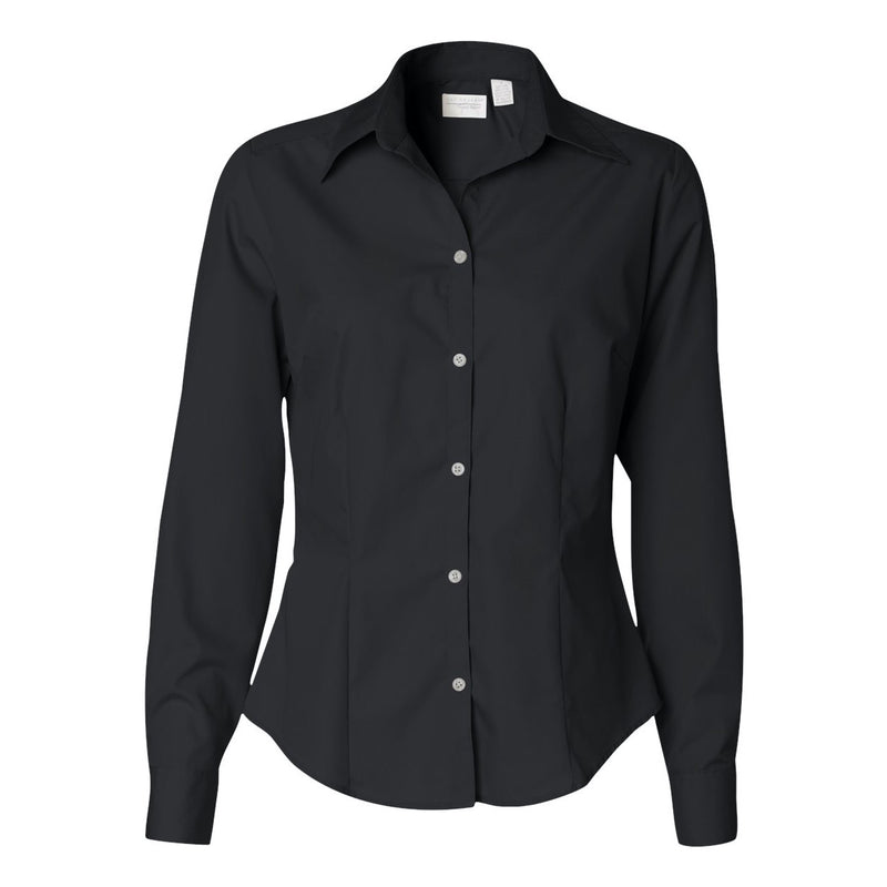 Van Heusen Women's Silky Poplin Shirt