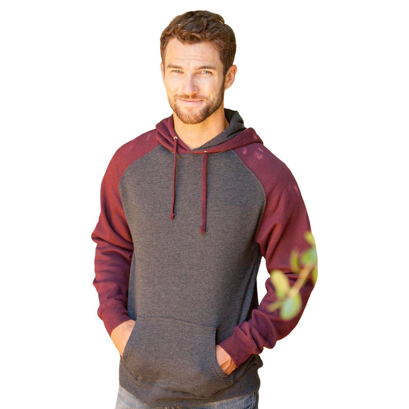 Independent Trading Co. Raglan Hooded Sweatshirt