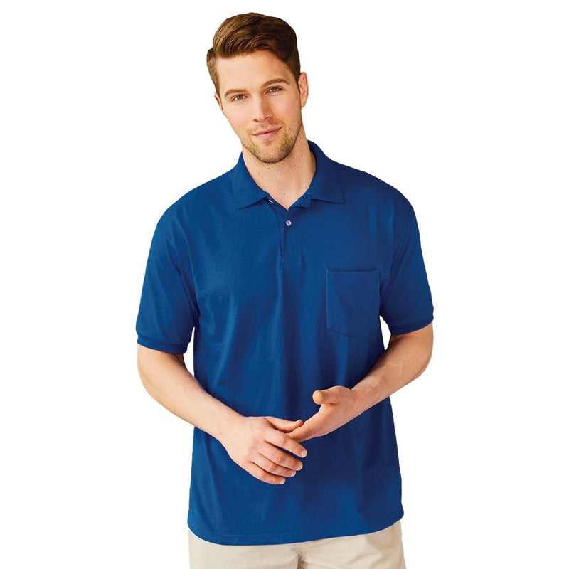 Hanes Ecosmart Jersey Sport Shirt with Pocket