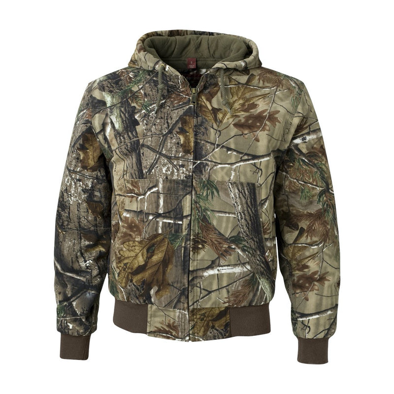 DRI DUCK Cheyenne Boulder Cloth Hooded Jacket with Tricot Quilt Lining