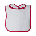 Rabbit Skins Infant Contrast Trim Terry Bib