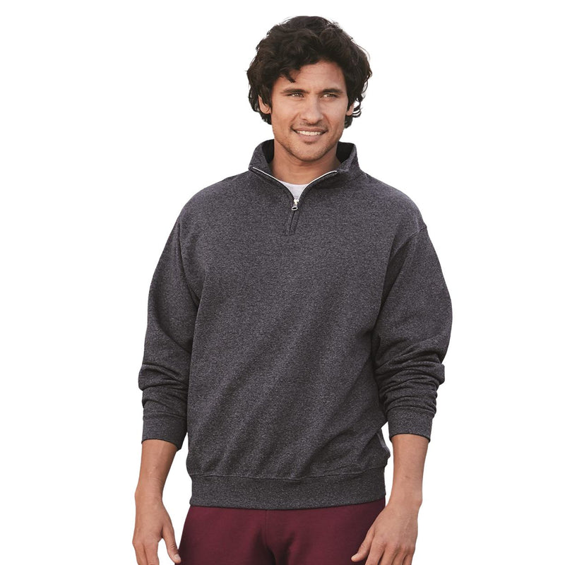 JERZEES Nublend Cadet Collar Quarter-Zip Sweatshirt