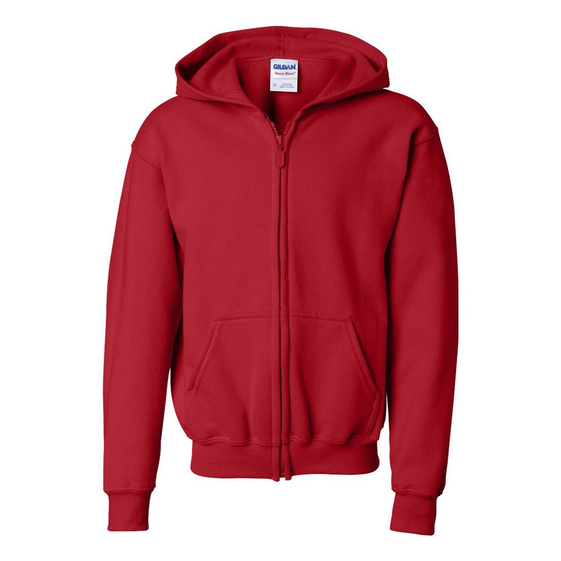 Gildan Heavy Blend Youth Full-Zip Hooded Sweatshirt