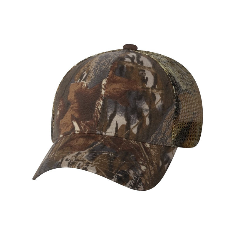 Outdoor Cap Mesh-Back Camo Cap