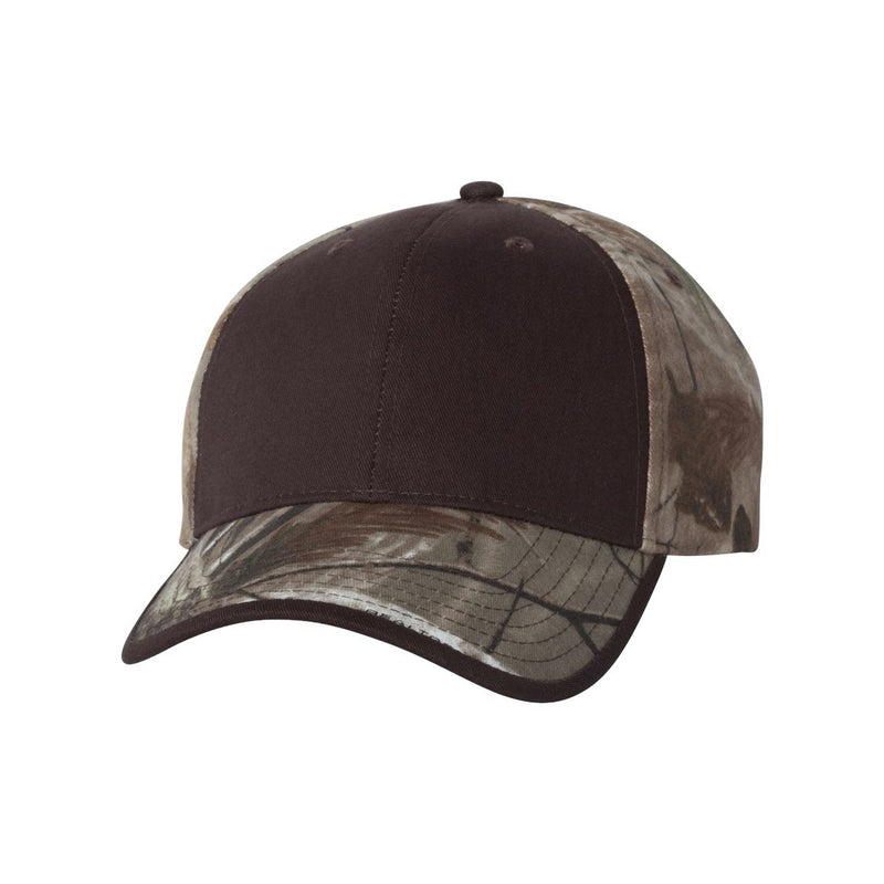 Kati Camo Cap with Solid Front