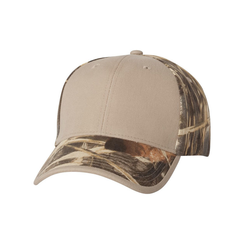 Kati Camo Cap with Solid Front