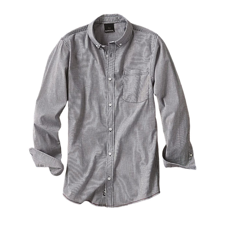 Burnside Stretch Stripe Long Sleeve Shirt