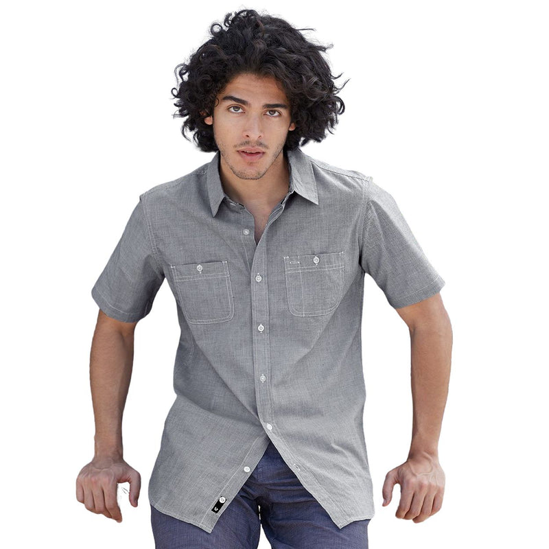 Burnside Mini-Check Short Sleeve Shirt