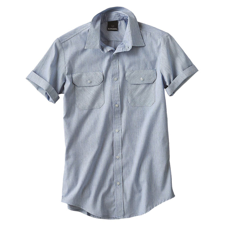 Burnside Dobby Stripe Short Sleeve Shirt