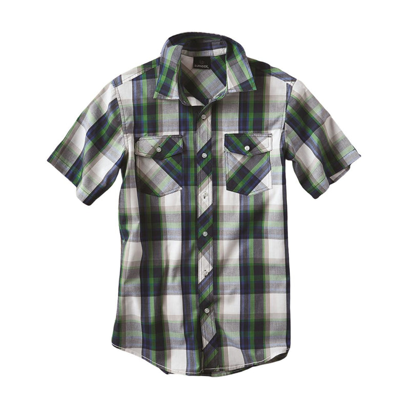 Burnside Short Sleeve Plaid Shirt