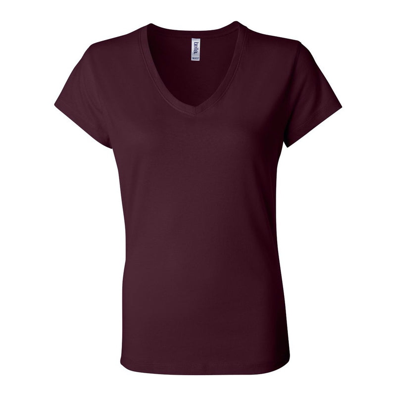 BELLA + CANVAS Women’s Jersey V-Neck Tee