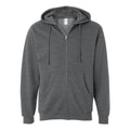 Independent Trading Co. Midweight Full-Zip Hooded Sweatshirt