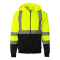 ML Kishigo Hi-Vis Full-Zip Hooded Sweatshirt