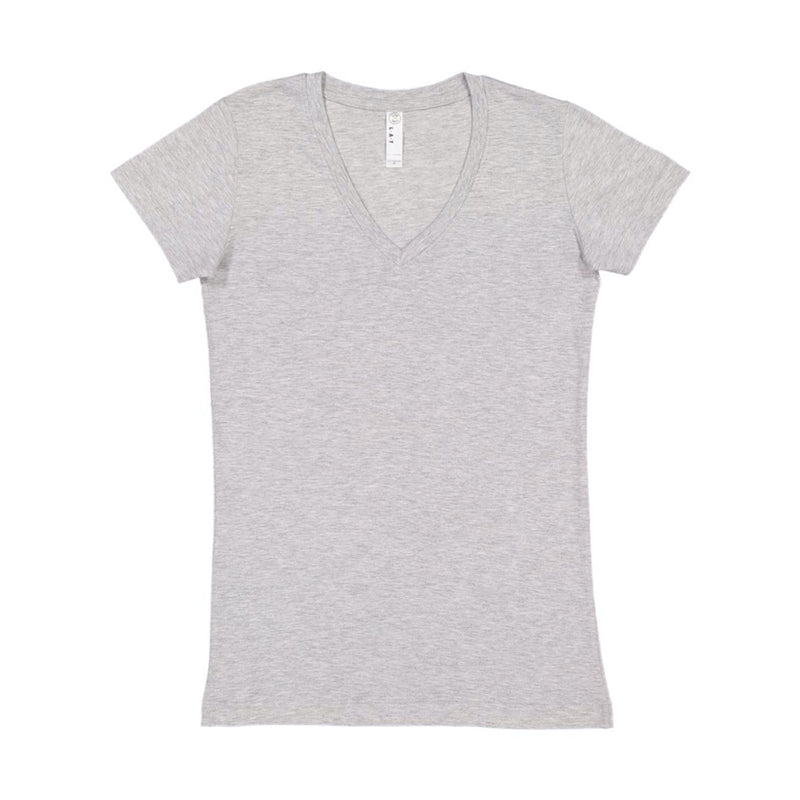 LAT Junior Fit V-Neck Fine Jersey Tee