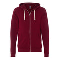 BELLA + CANVAS Unisex Triblend Sponge Fleece Full-Zip Hoodie