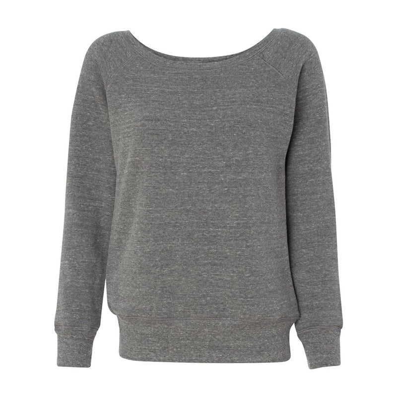 BELLA + CANVAS Women’s Sponge Fleece Wide Neck Sweatshirt