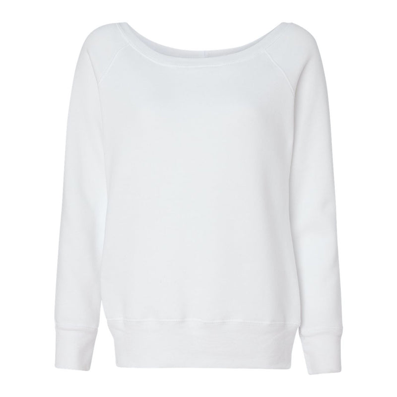 BELLA + CANVAS Women’s Sponge Fleece Wide Neck Sweatshirt