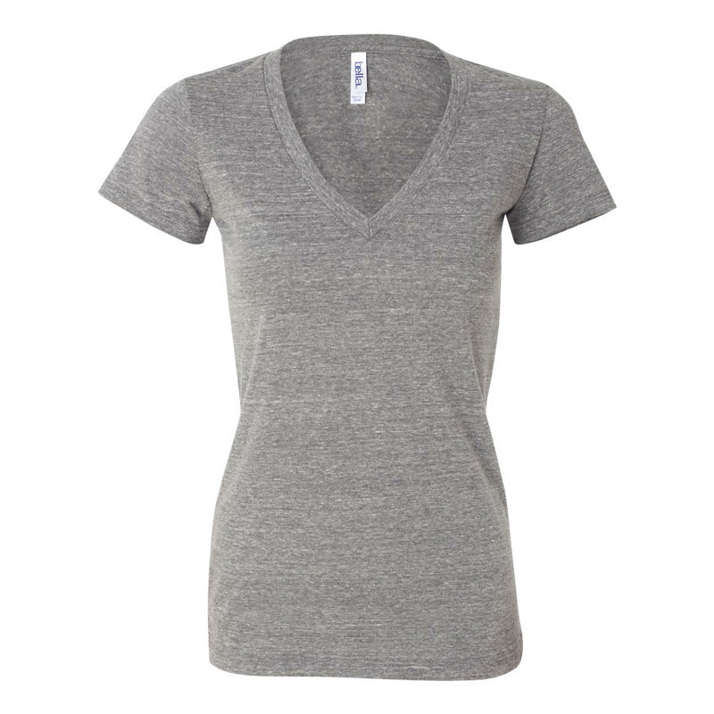 BELLA + CANVAS Women’s Triblend Deep V-Neck Tee