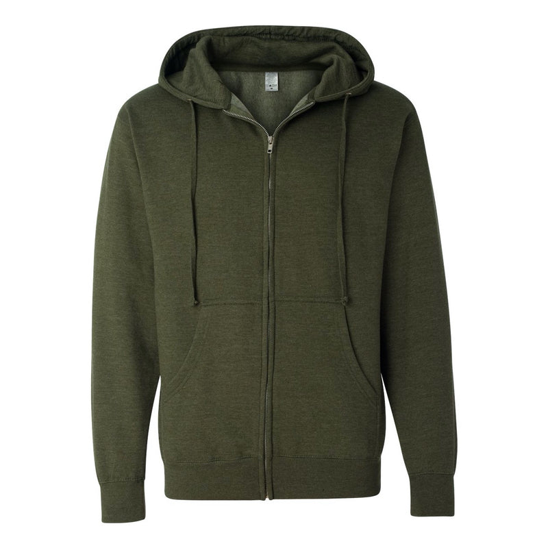 Independent Trading Co. Midweight Full-Zip Hooded Sweatshirt