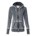 J. America Women's Zen Fleece Full-Zip Hooded Sweatshirt