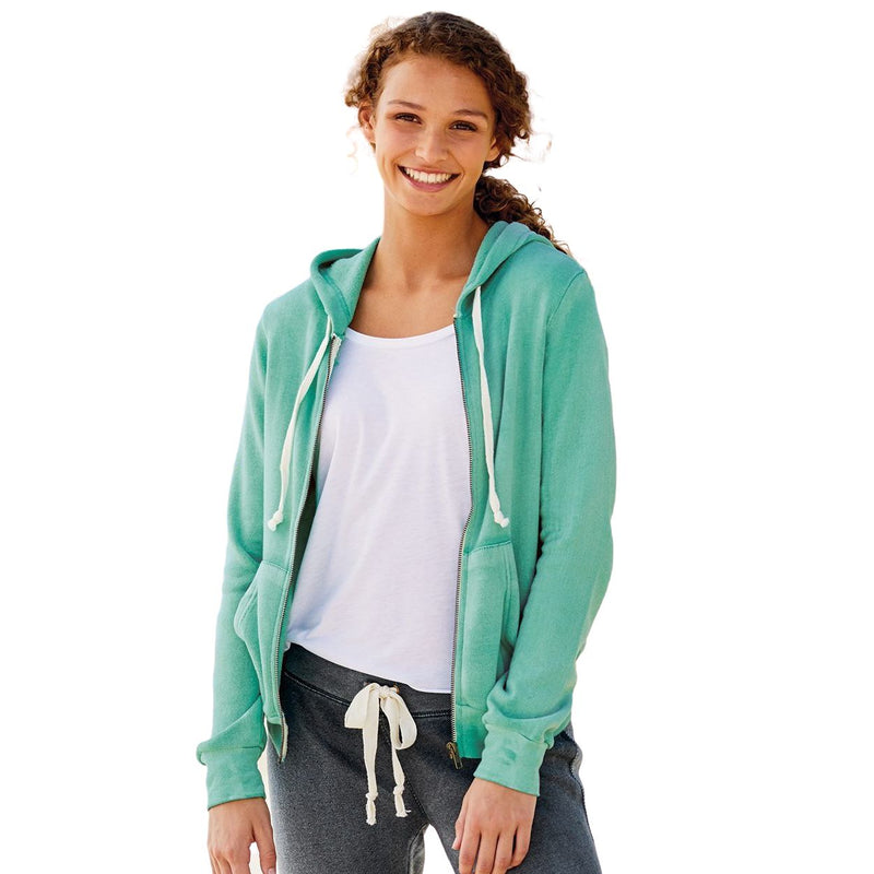 MV Sport Women’s Angel Fleece Full-Zip Hooded Sweatshirt