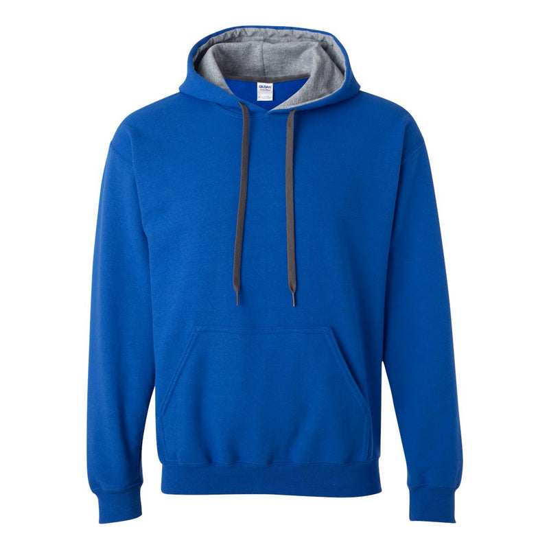 Gildan Heavy Blend Contrast-Color Hooded Sweatshirt