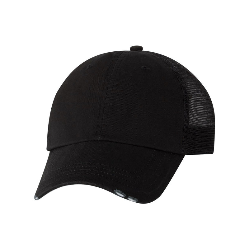 Mega Cap Frayed-Bill Twill Cap