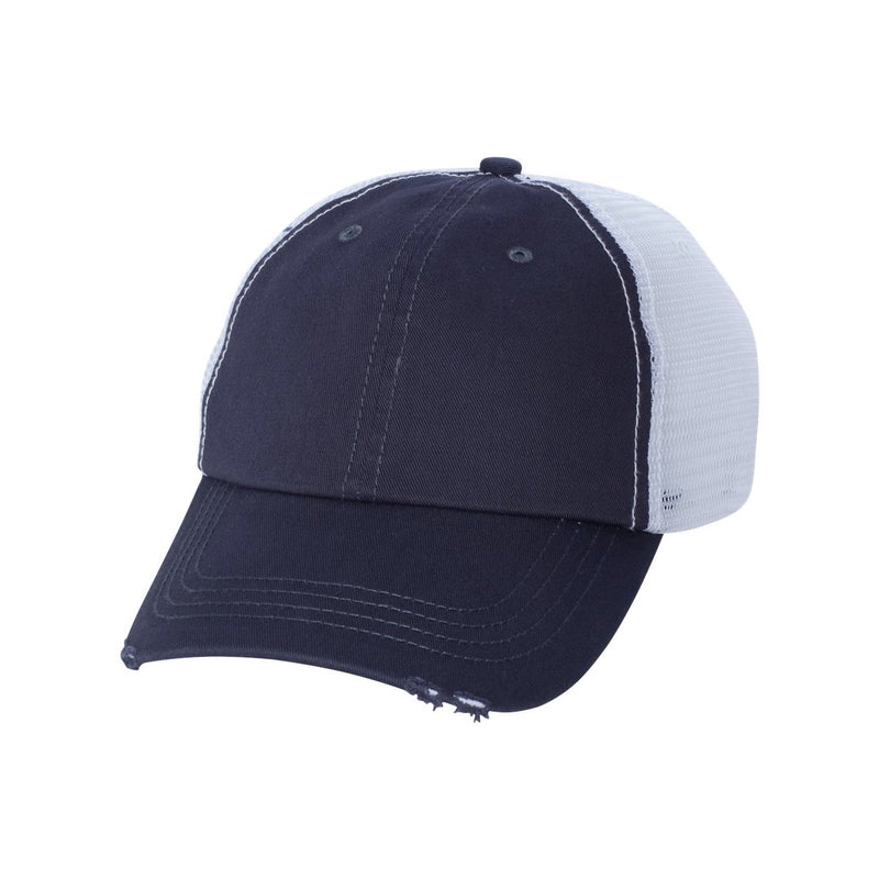 Mega Cap Frayed-Bill Twill Cap