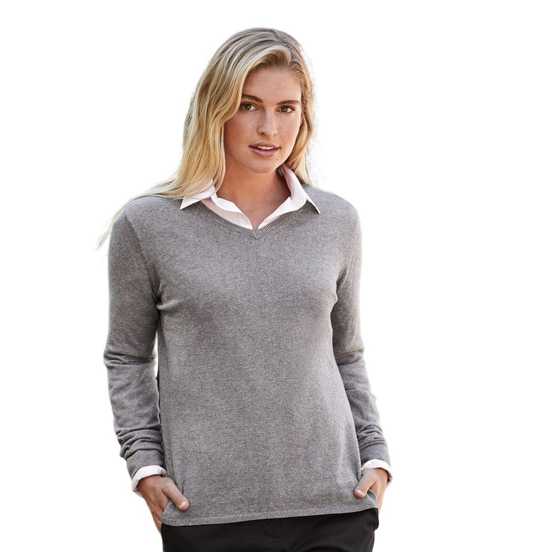 Weatherproof Women's Vintage Cotton Cashmere V-Neck Sweater