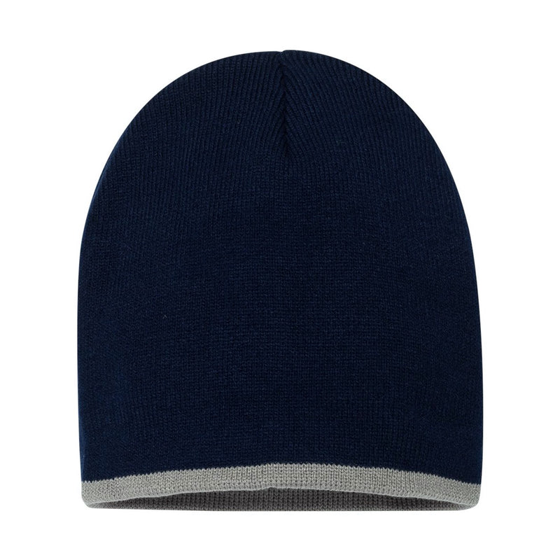 Sportsman 8" Bottom-Striped Knit Beanie