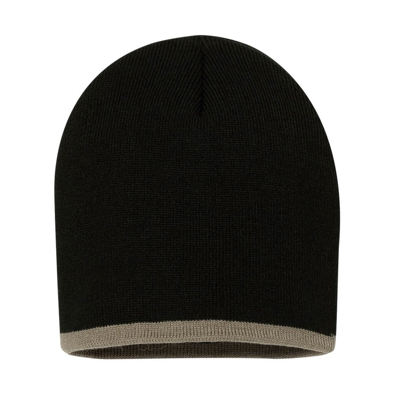 Sportsman 8" Bottom-Striped Knit Beanie